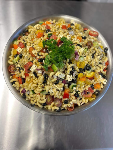 Salade de pâte à l'italienne style grec